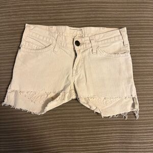 Current Elliot embroidered cut off shorts size 0/23
